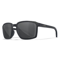 Matte Black Frame and Polarized Grey Lens with Permanent Side Shields