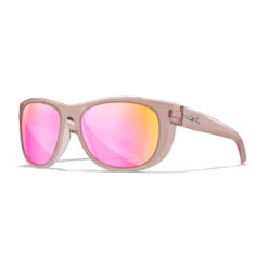 Crystal Blush Frame and Polarized Gold Mirror Lens